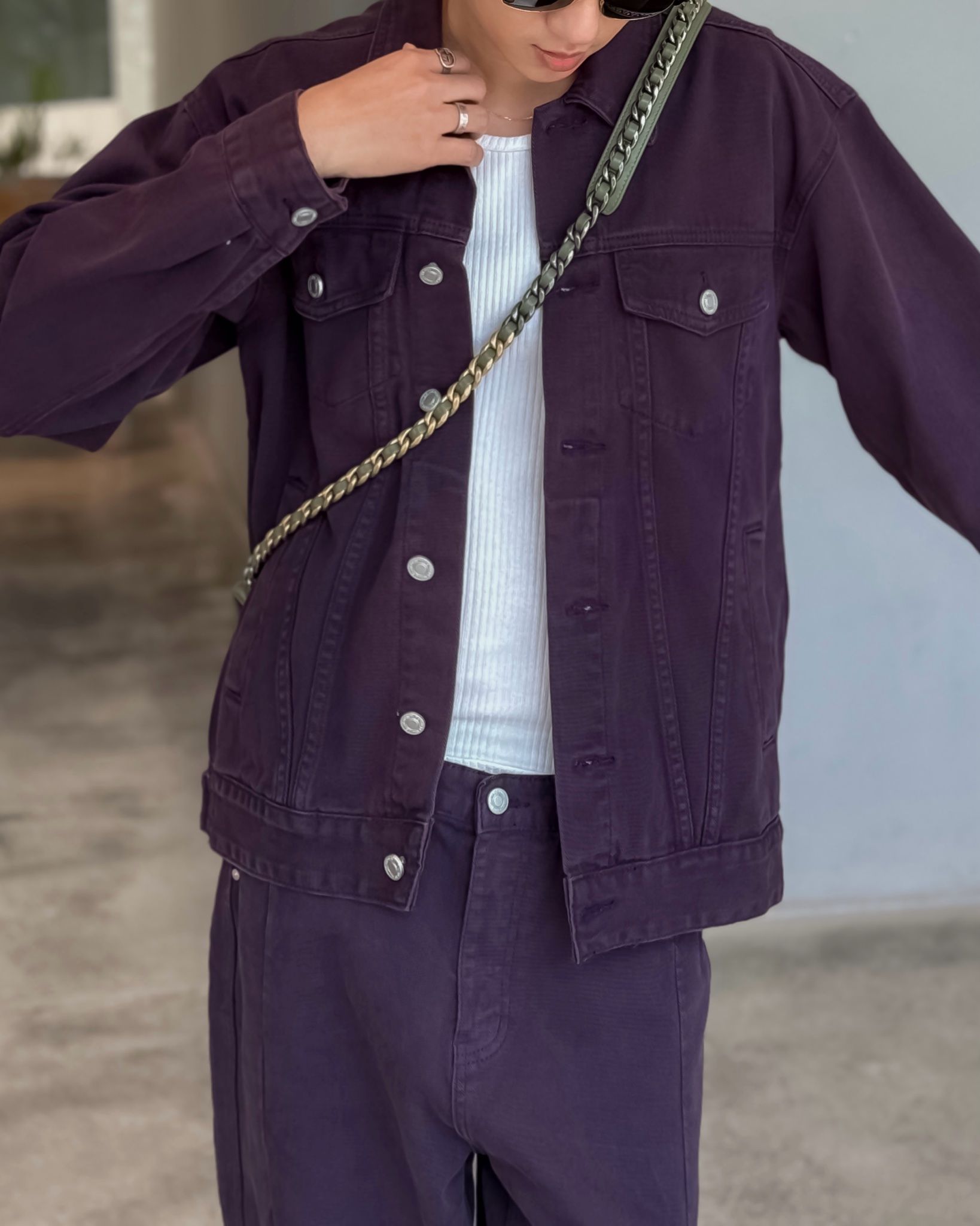 ÁO KHOÁC K008 DARK PURPLE