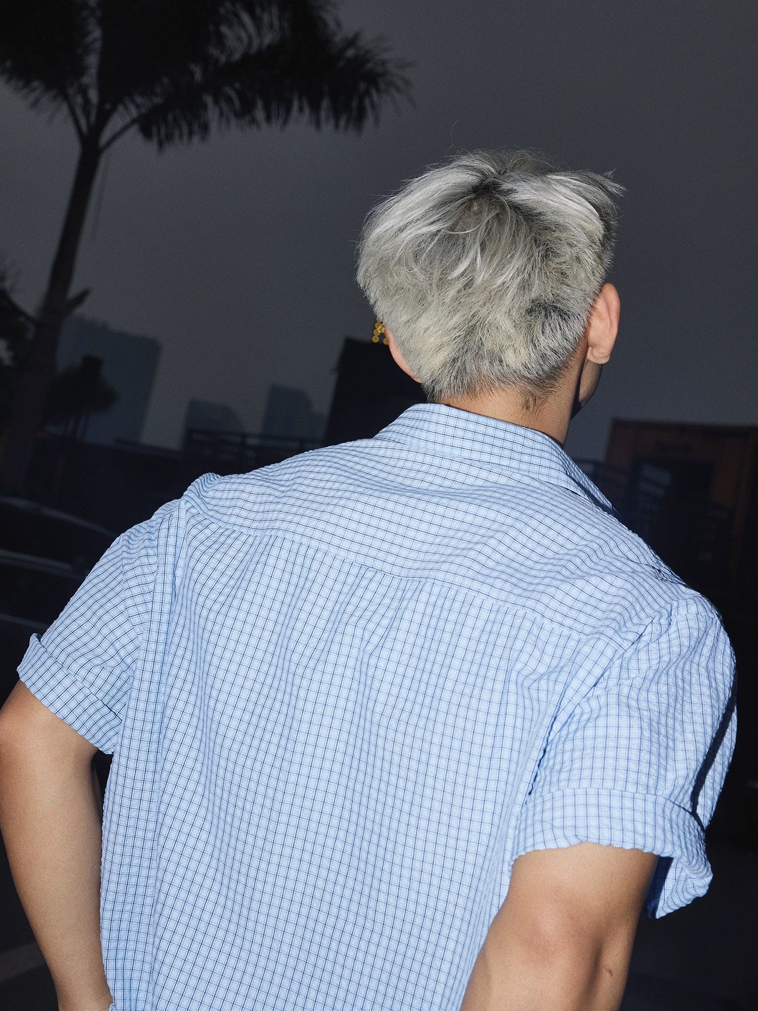 SHIRT 25084 BLUE