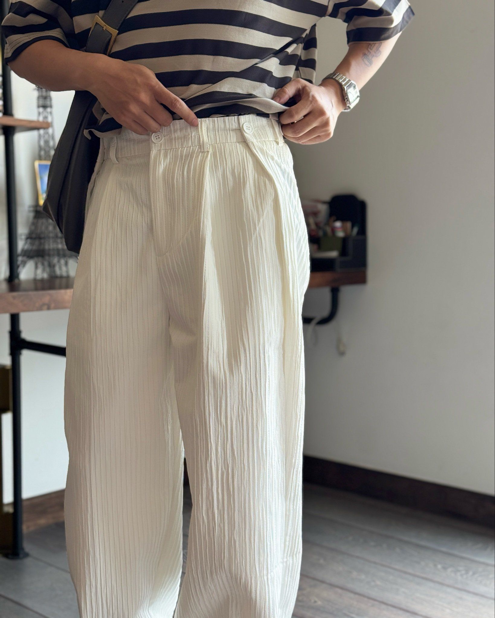 TROUSER 29418 IVORY