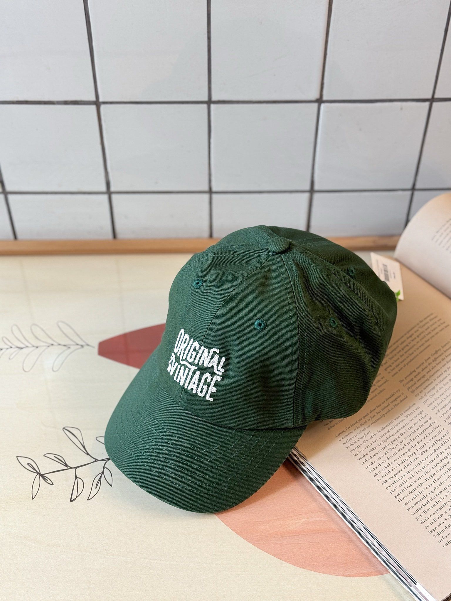 CAP ORIGINAL VINTAGE GREEN