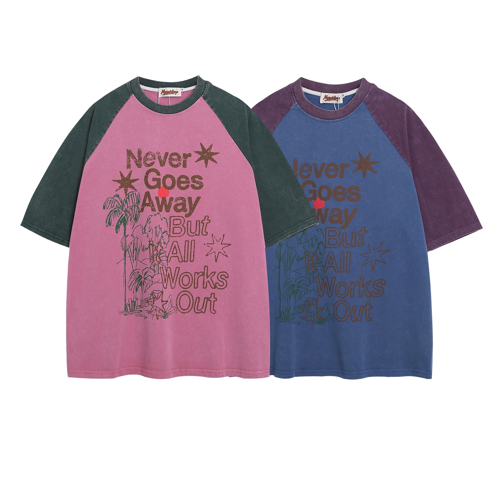 T-SHIRT 087 BLUE PURPLE