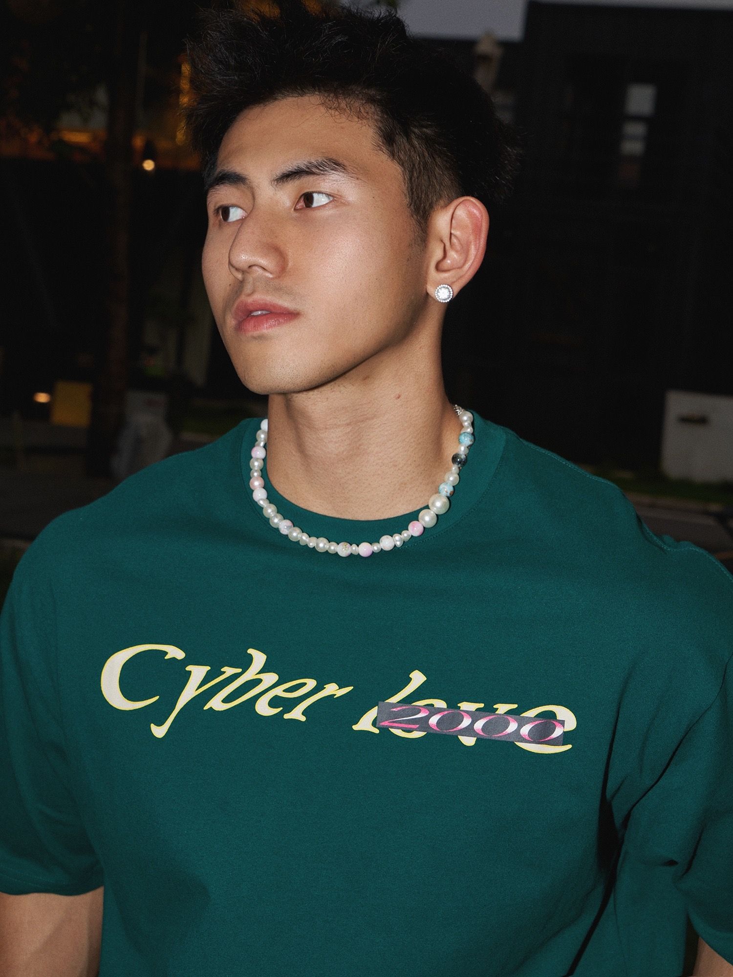 ÁO T-SHIRT 4014 XANH