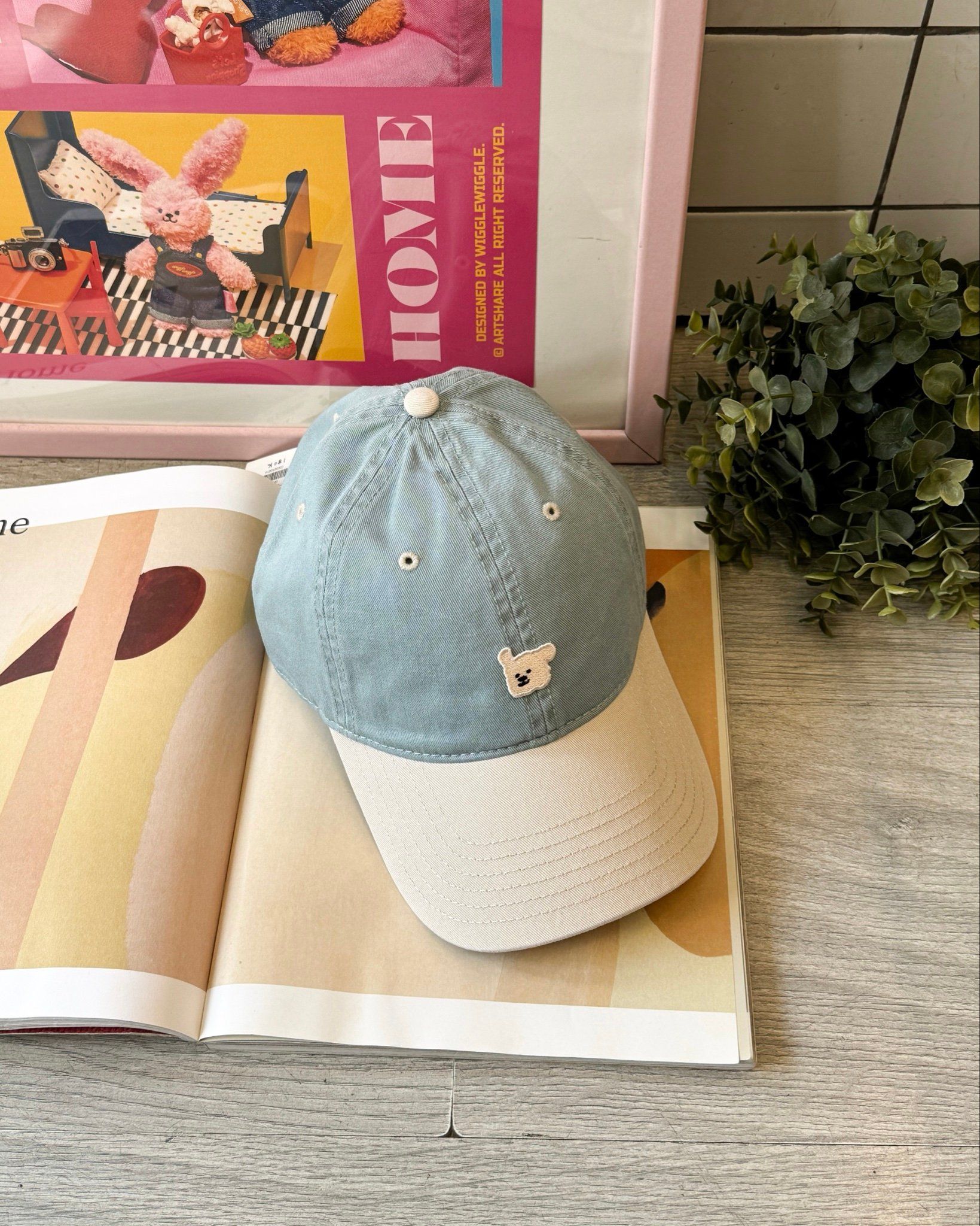CAP LITTLE DOG LIGHT BLUE