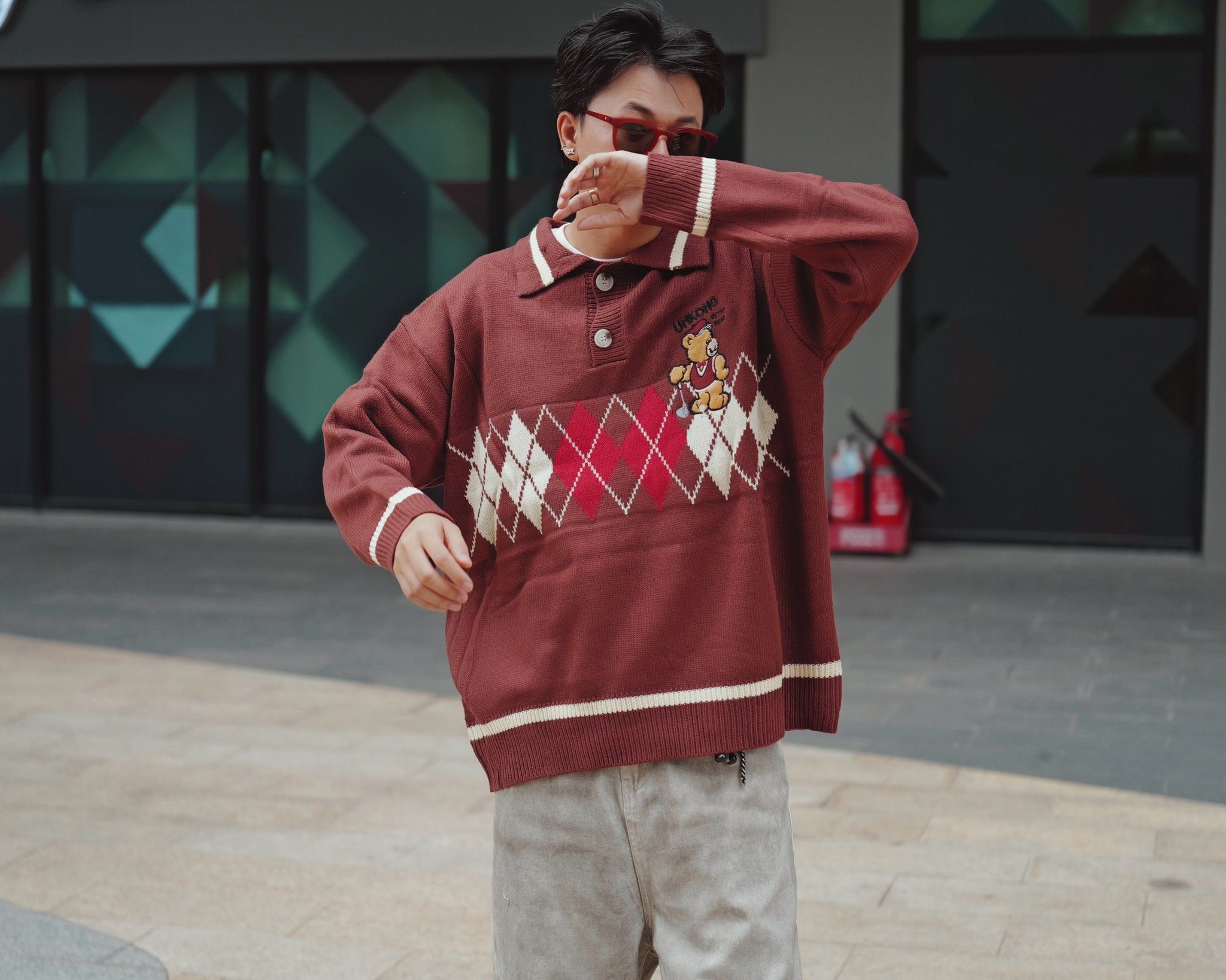 ÁO SWEATER 1905 NÂU