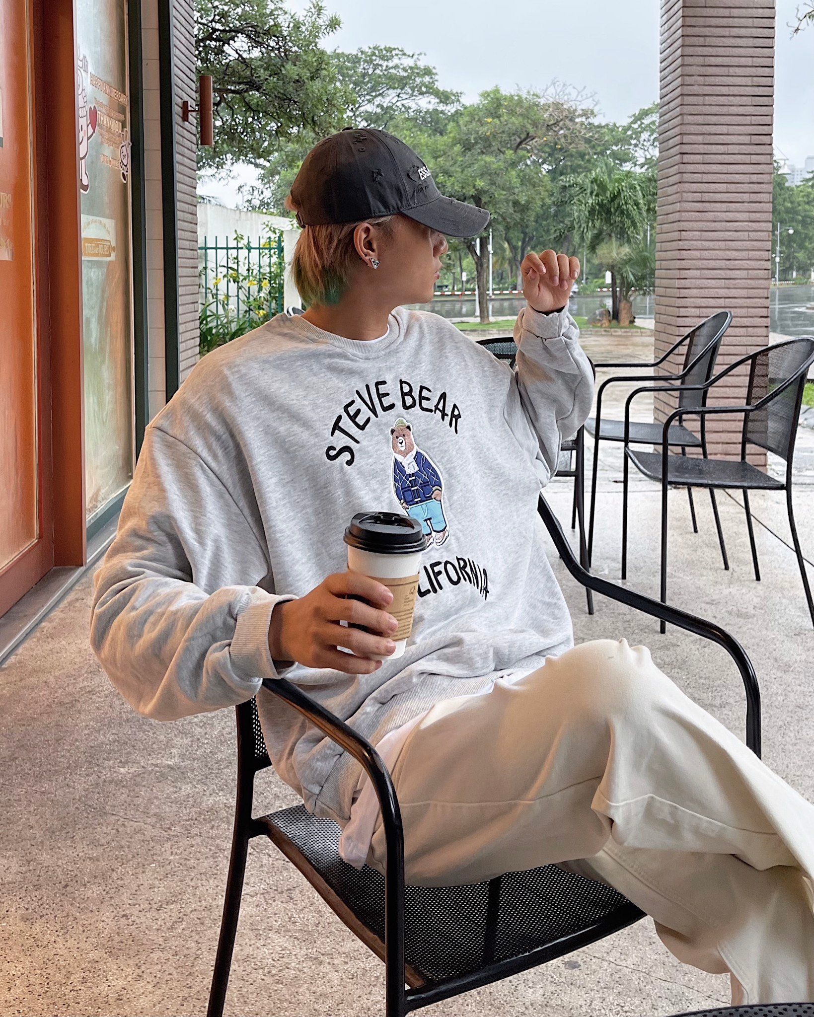 ÁO SWEATSHIRT 1801 XÁM