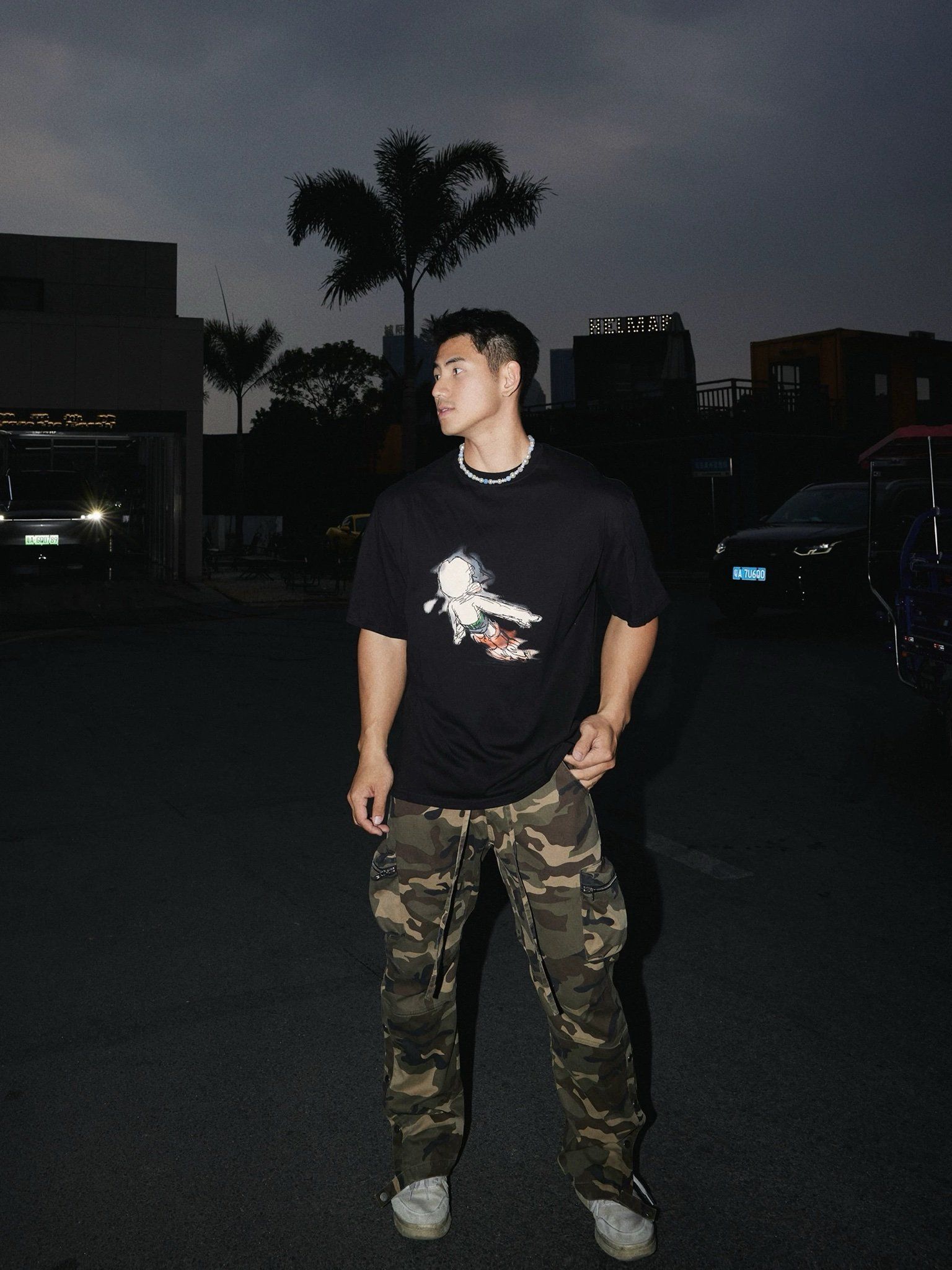 T-SHIRT 25027 ĐEN