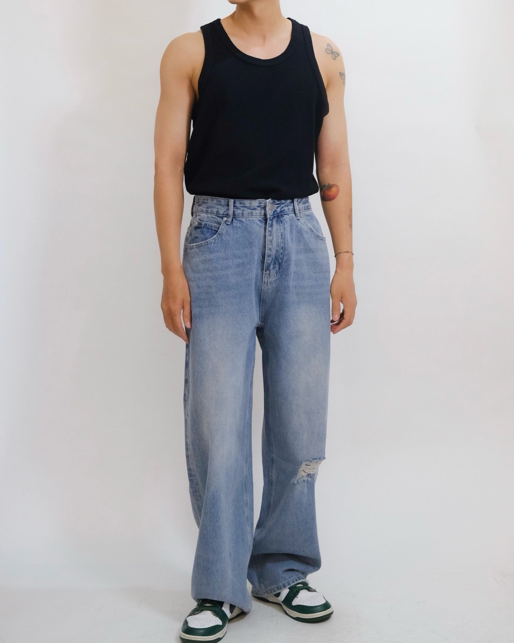 ÁO TANK TOP 6883 ĐEN