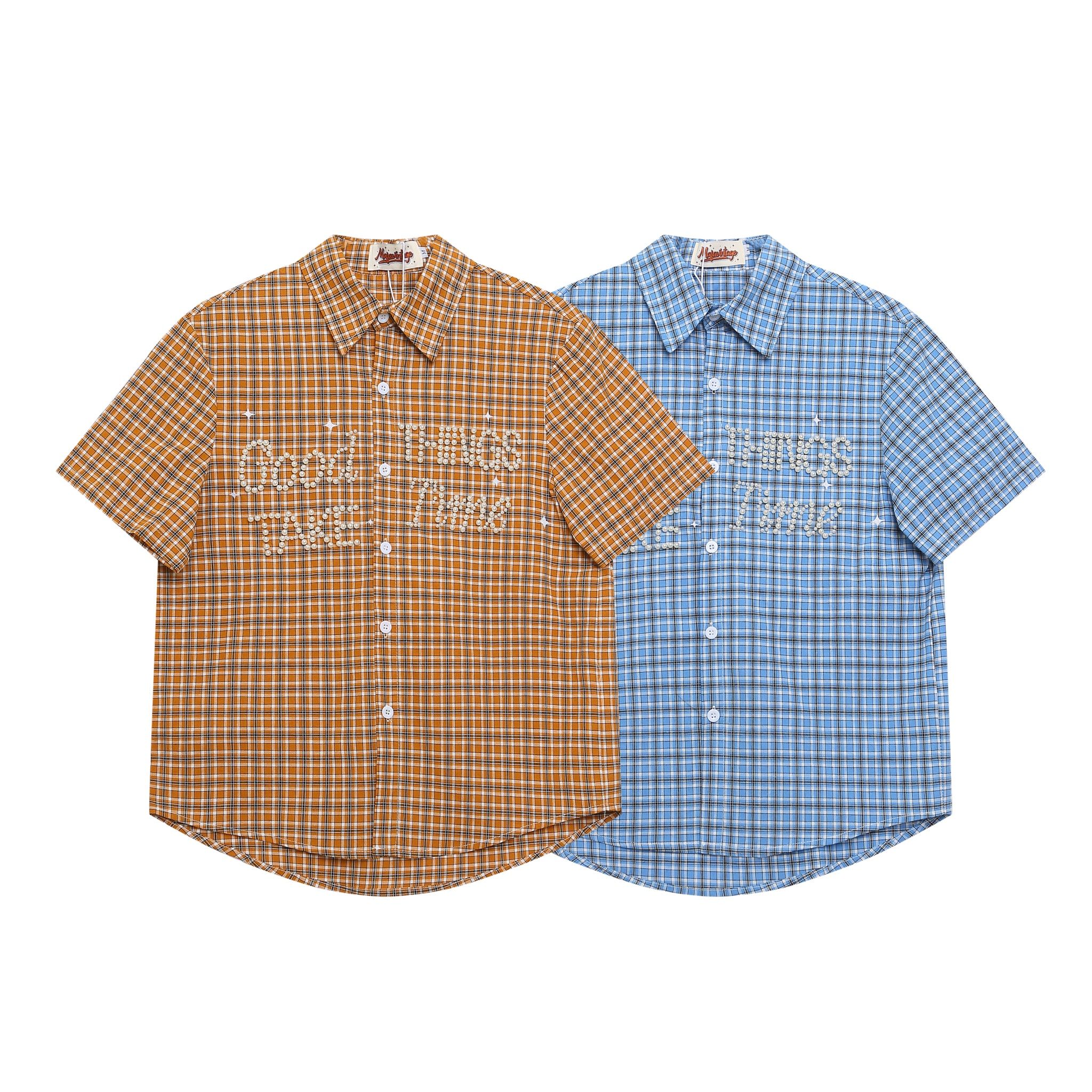 SHIRT 913 BLUE BOXY