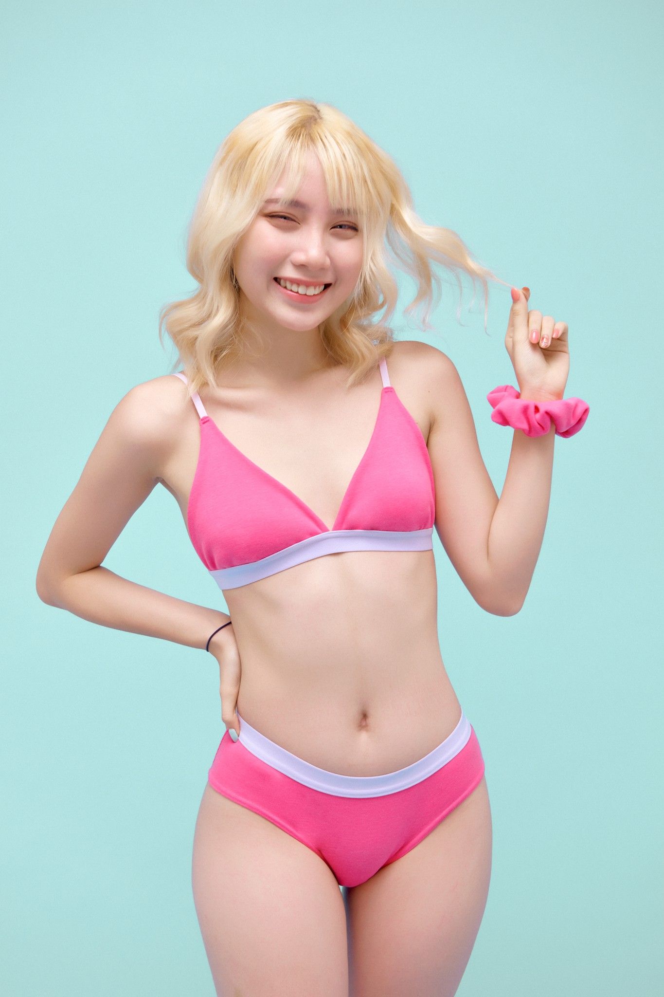KBG - Áo Bralette Lẻ - Hồng Đậm