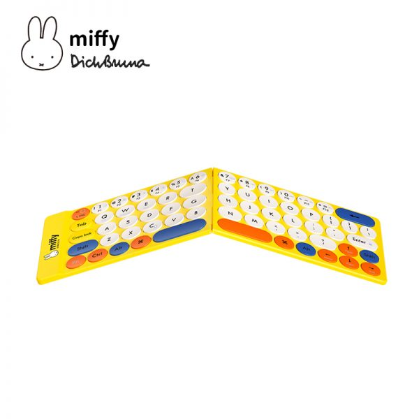 BÀN PHÍM GẬP KHÔNG DÂY MIPOW MIFFY MINI SLIM-FOLD MỎNG NHẤT THẾ GIỚI 3,5 MM CHỐNG NƯỚC KIÊM TÚI GIÁ ĐỠ