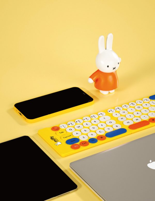 BÀN PHÍM GẬP KHÔNG DÂY MIPOW MIFFY MINI SLIM-FOLD MỎNG NHẤT THẾ GIỚI 3,5 MM CHỐNG NƯỚC KIÊM TÚI GIÁ ĐỠ
