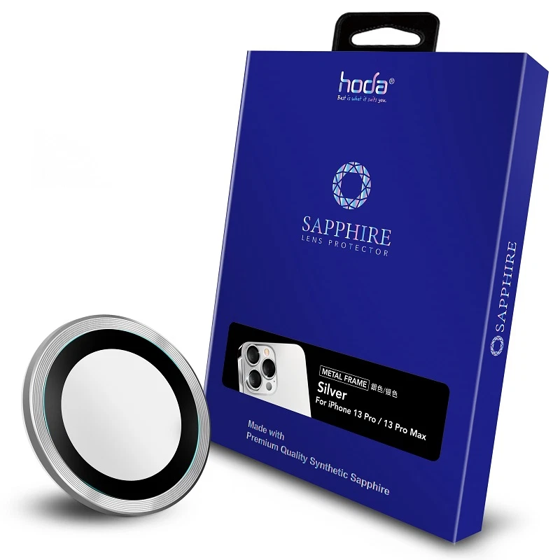 Miếng dán bảo vệ camera HODA Sapphire cho iPhone 13 Pro và 13 Pro Max