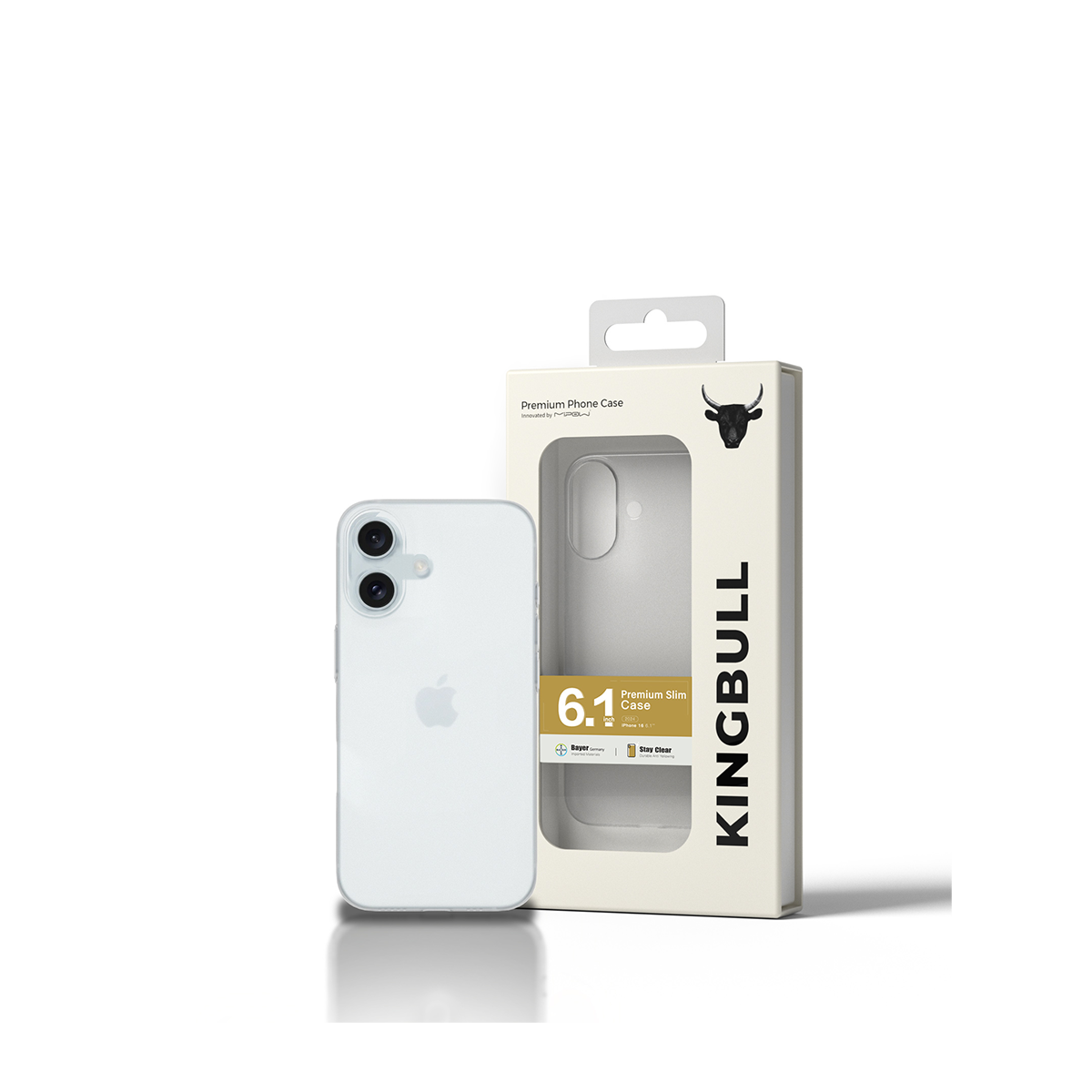 ỐP LƯNG IPHONE 16 PLUS 6.7” VÀ IPHONE 16 6.1” PREMIUM SLIM CASE WHITE