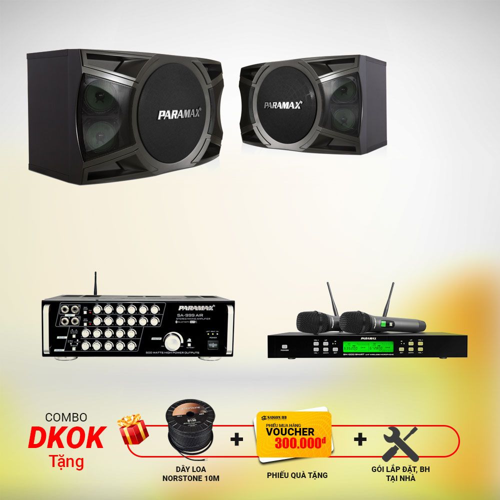  PARAMAX SA-999 AIR - PARAMAX P-1000 - PARAMAX SM-1000 SMART 