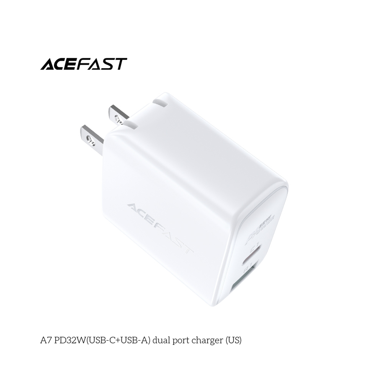  Sạc ACEFAST PD3.0 32W 2 cổng USB-C+USB-A 