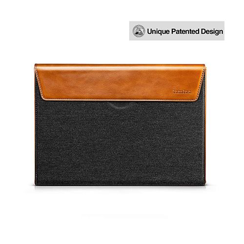  Túi Chống Sốc Tomtoc (USA) Premium Leather For Macbook Pro 15″ New Gray 