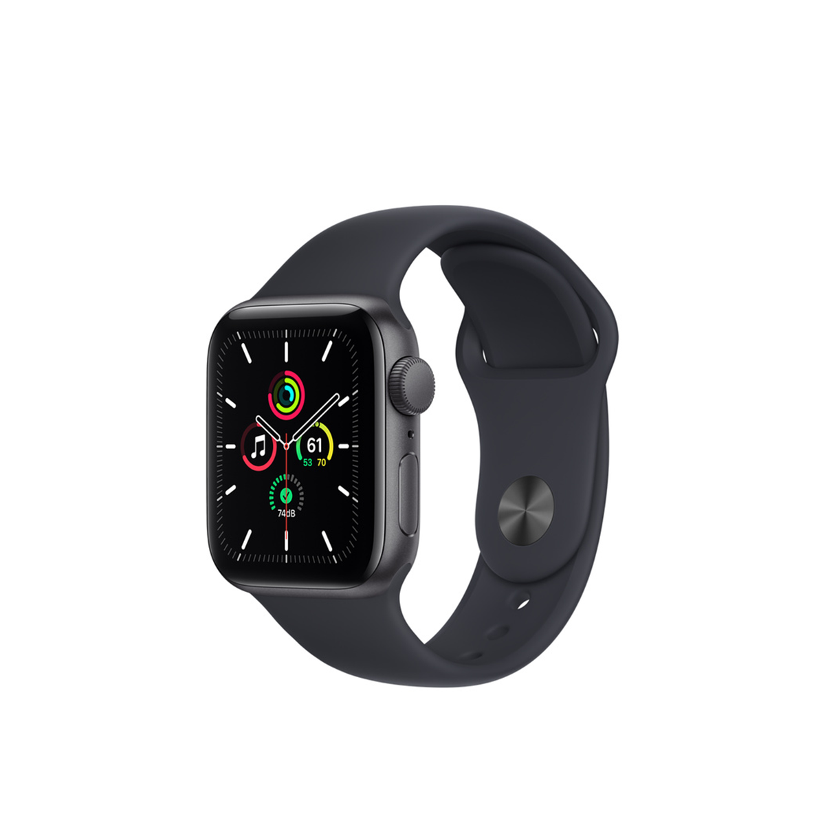Apple Watch SE GPS Space Gray Aluminium Case with Abyss Blue Sport Band - Regular Chính Hãng VN/A