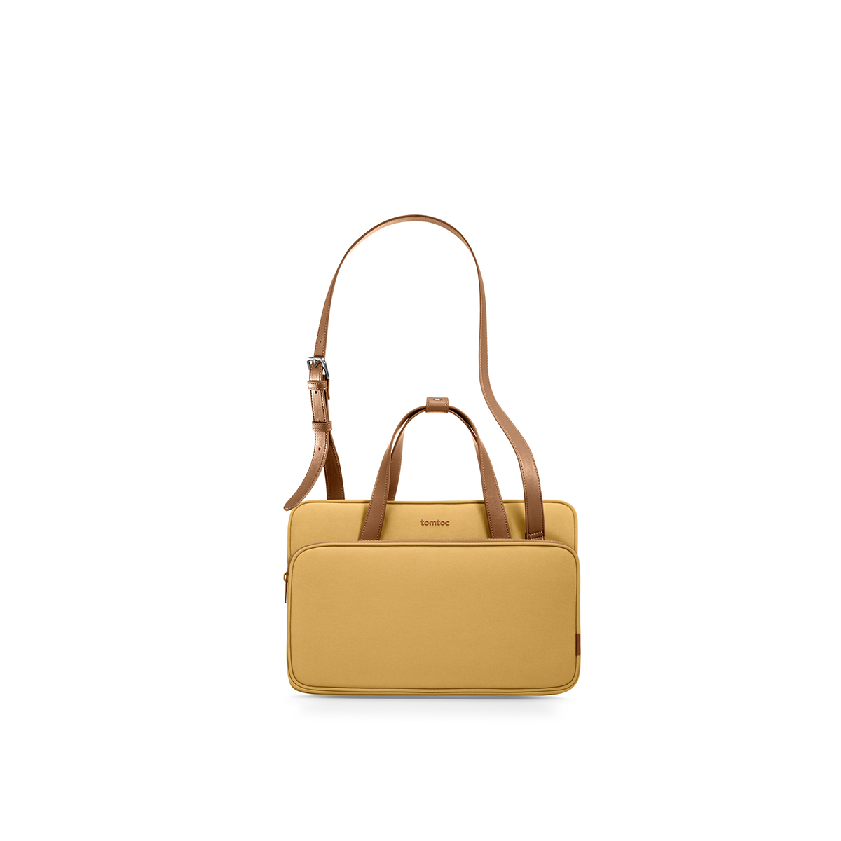 TÚI ĐEO CHÉO TOMTOC (USA) PREMIUM THEHER SHOULDER BAG MACBOOK 13”/14”, ULTRABOOK 13″ H22C1