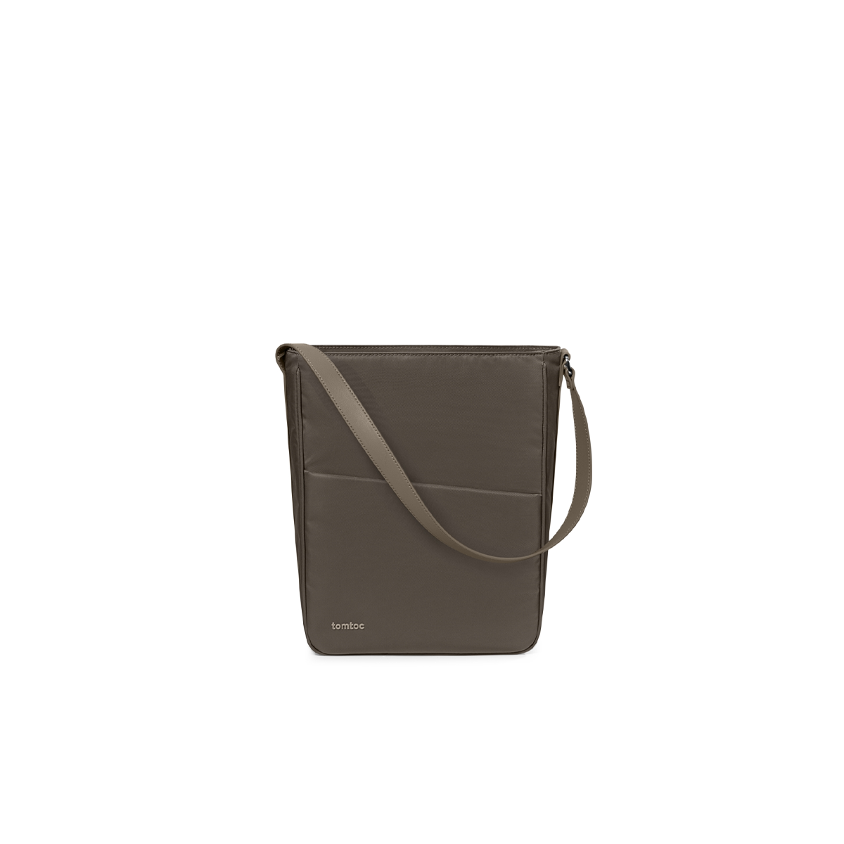  TÚI ĐEO KIÊM BALO TOMTOC (USA) SLASH SLING BAG TAUPE 11 INCH 