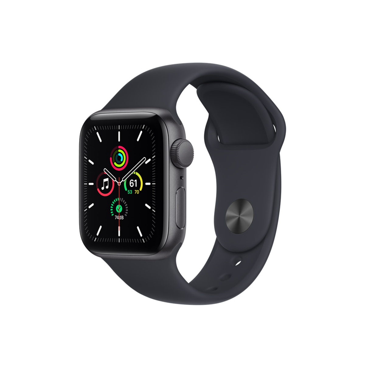 Apple Watch SE GPS Space Gray Aluminium Case with Abyss Blue Sport Band - Regular Chính Hãng VN/A