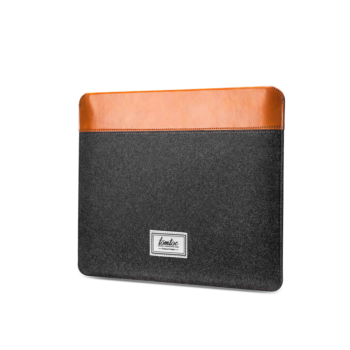 TÚI CHỐNG SỐC TOMTOC (USA) FELT & PU LEATHER FOR IPAD 12.9-INCH H16-B03Y