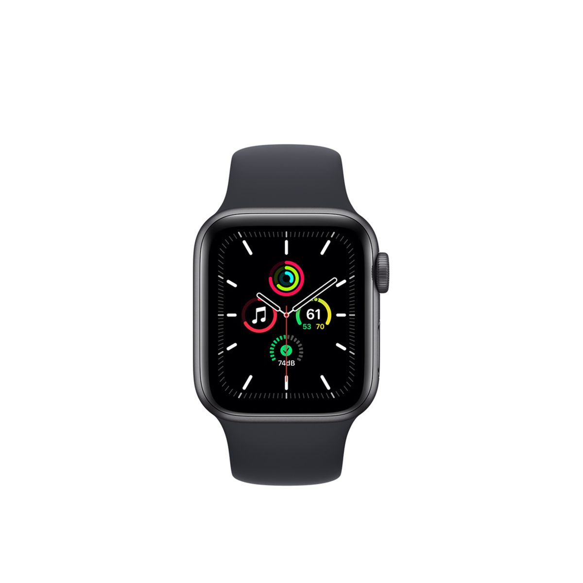 Apple Watch SE GPS Space Gray Aluminium Case with Abyss Blue Sport Band - Regular Chính Hãng VN/A