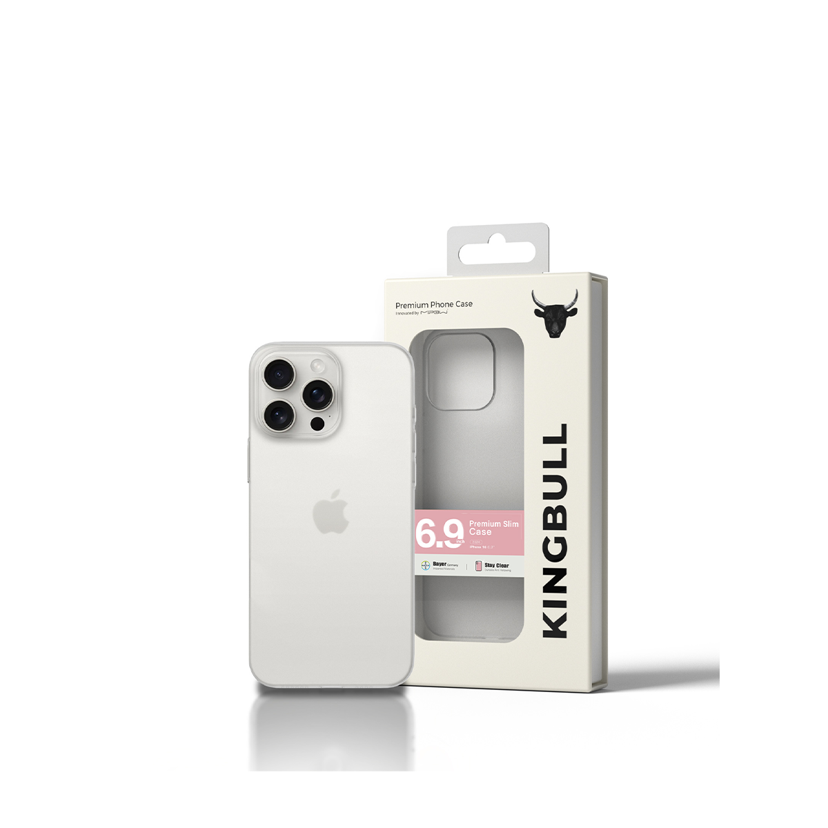 ỐP LƯNG IPHONE 16 PROMAX 6.9” PREMIUM SLIM CASE WHITE VÀ IPHONE 16 PRO 6.3”