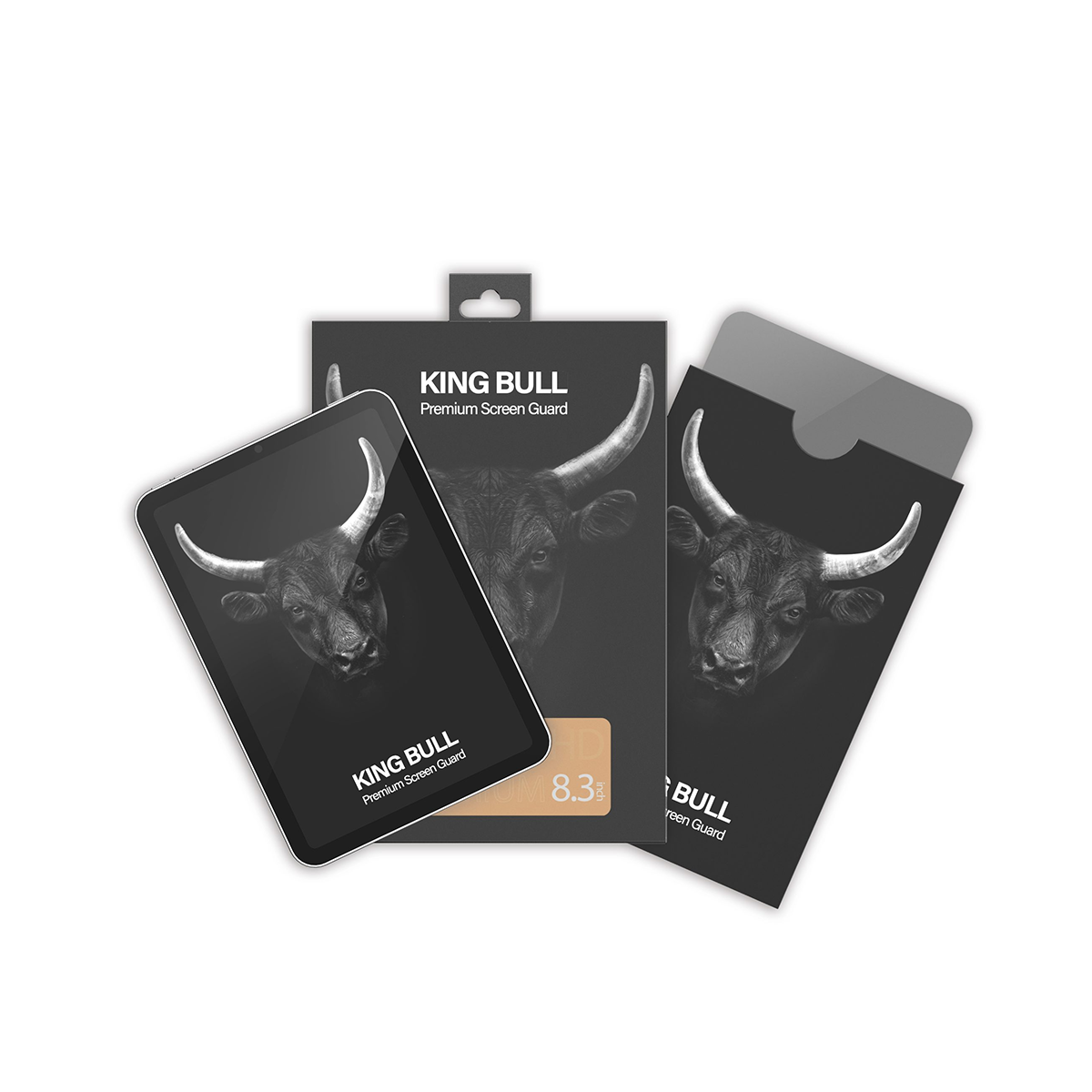 MIẾNG DÁN CƯỜNG LỰC MIPOW KINGBULL PREMIUM HD (2.7D) IPAD MINI 6 (8.3 INCH)