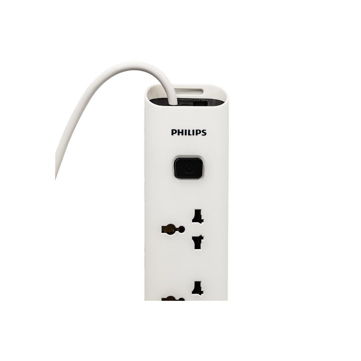 Ổ cắm điện Philips CHP4335WB, 3 lỗ, 3m, 3 USB-A + 1 Type-C total 2.4A