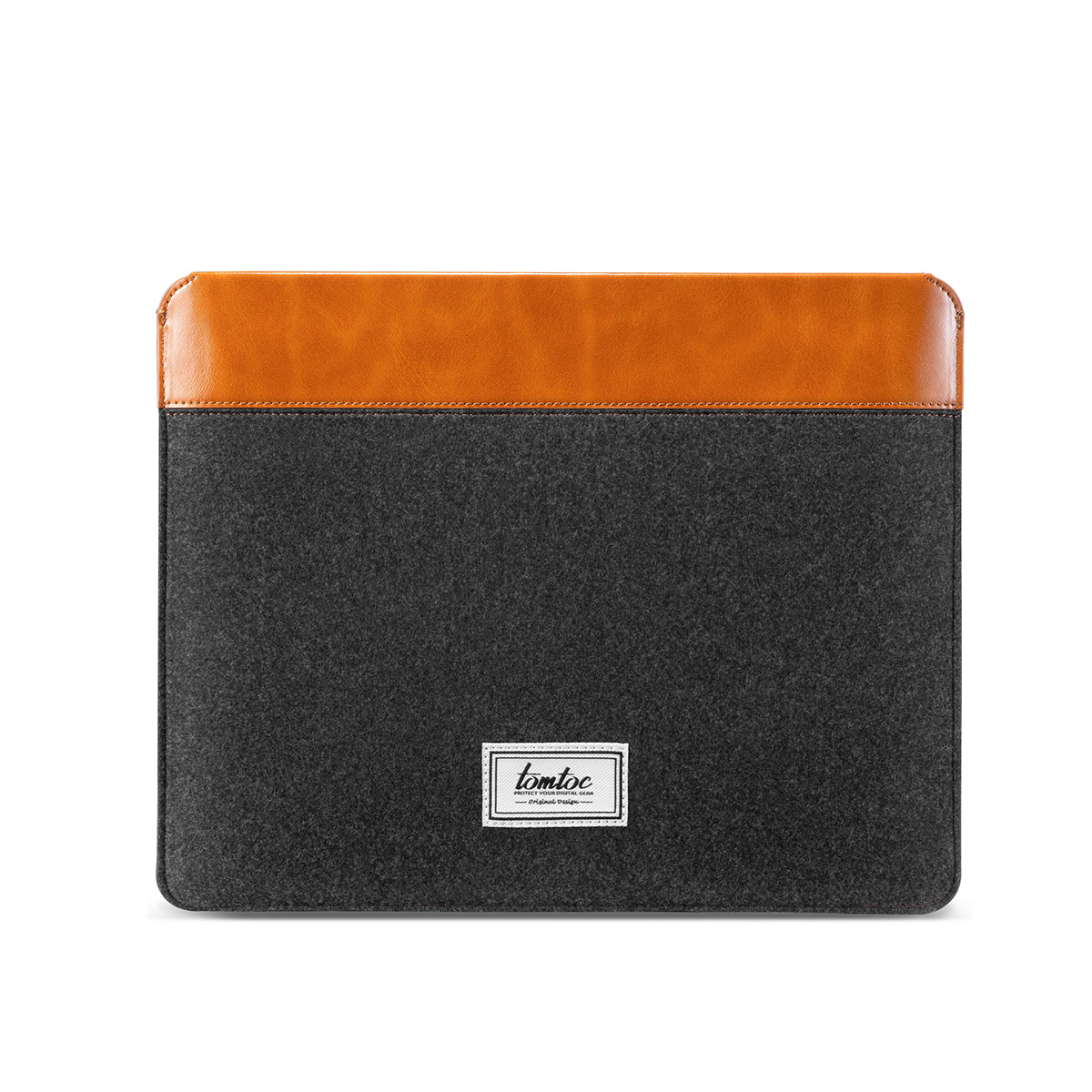TÚI CHỐNG SỐC TOMTOC (USA) FELT & PU LEATHER FOR IPAD 12.9-INCH H16-B03Y