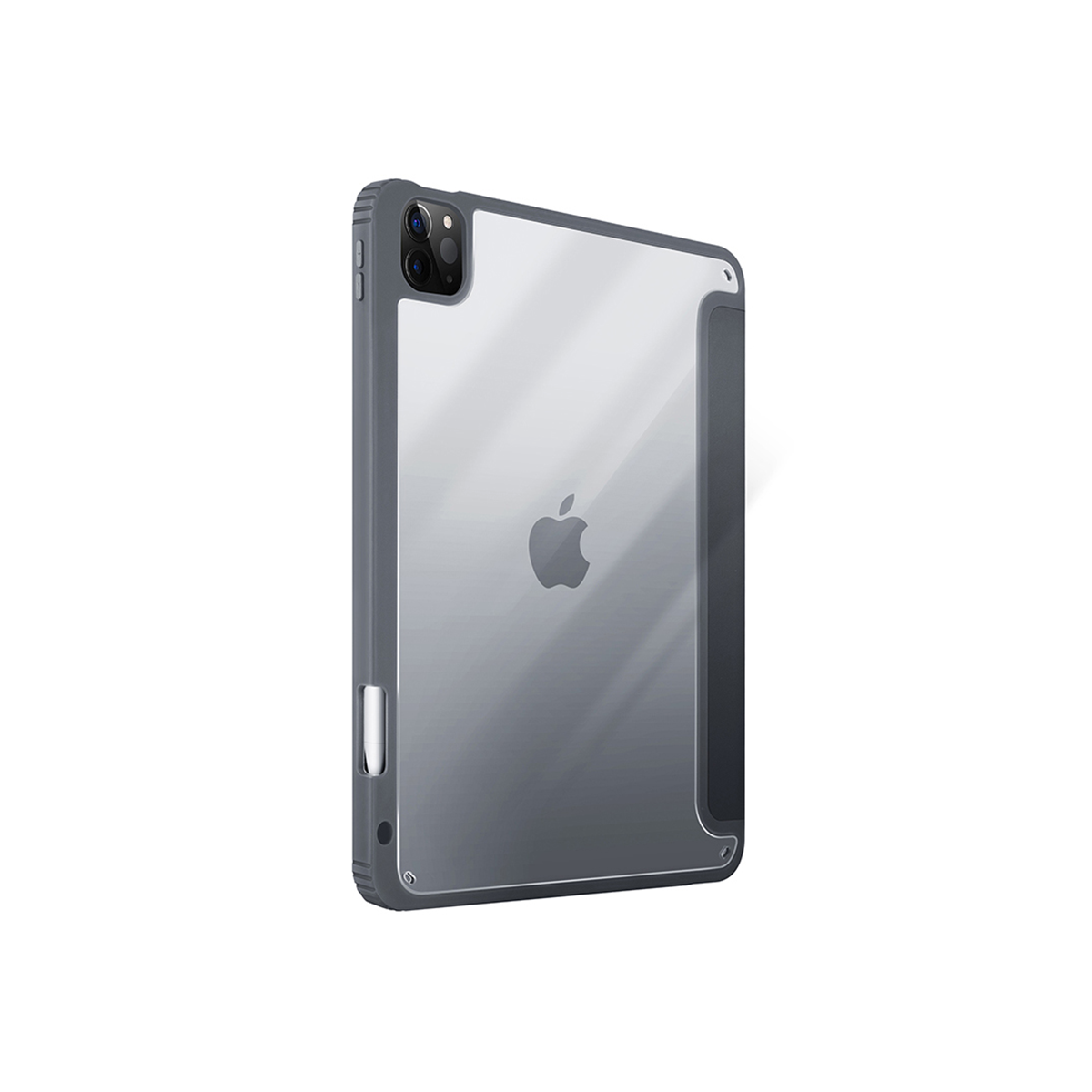 Ốp UNIQ Moven Antimicrobial Charcoal Grey dành New iPad Pro 12.9 (2019-2021)