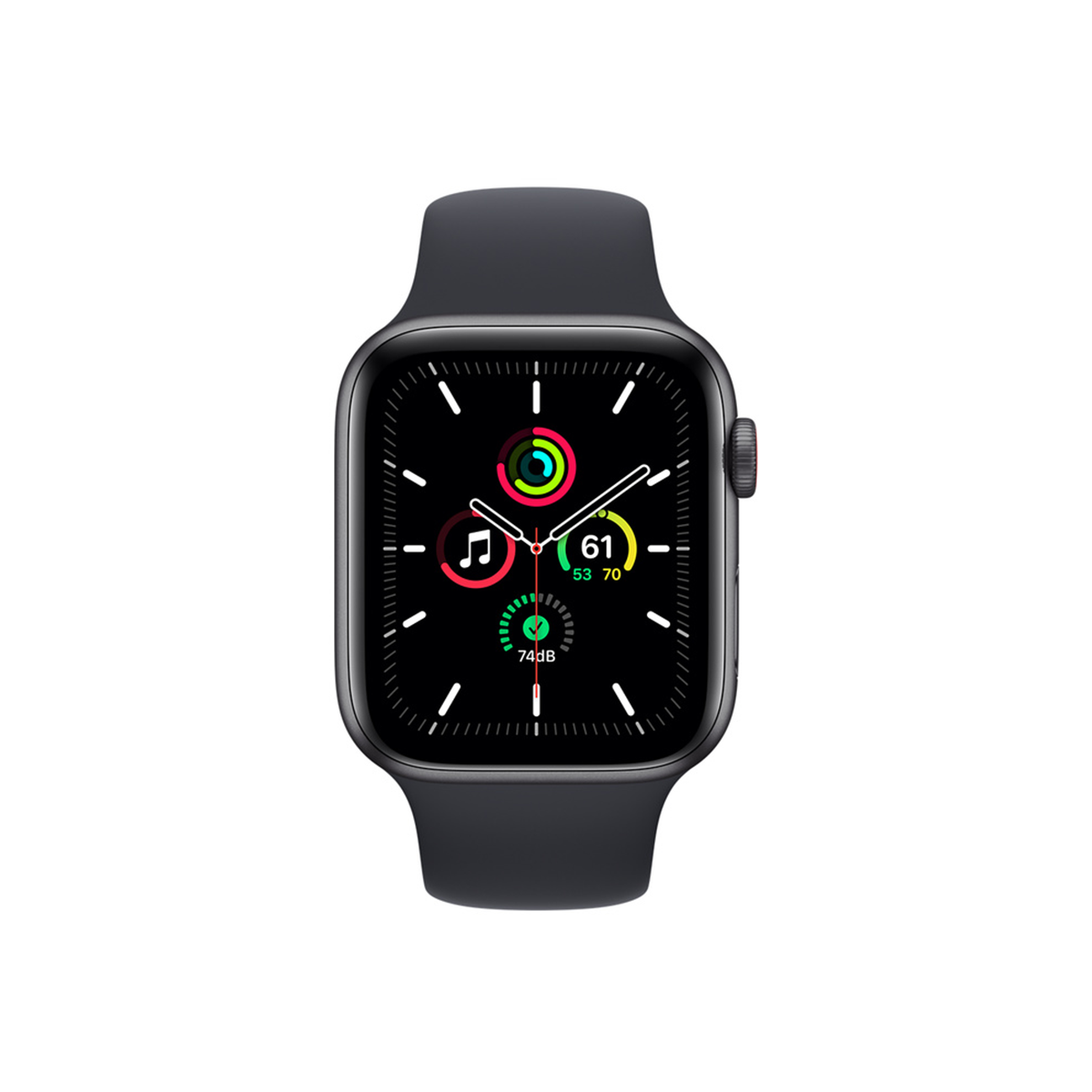 Apple Watch SE GPS + Cellular Space Grey Aluminium Case with Midnight Sport Band - Regular Chính Hãng VN/A