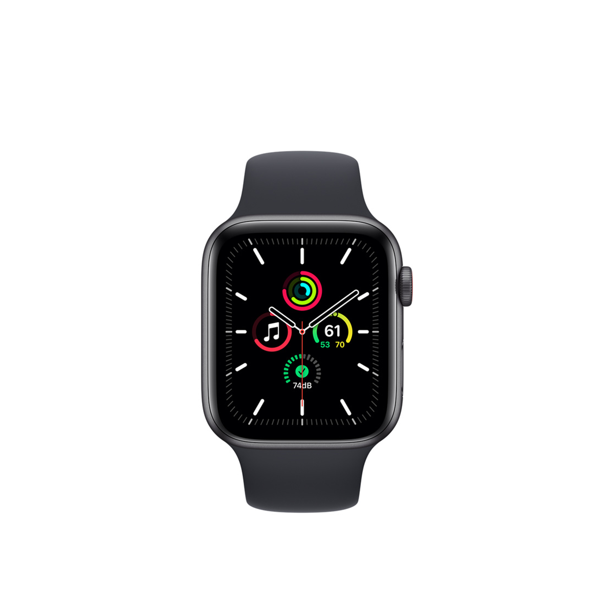  Apple Watch SE GPS + Cellular Space Grey Aluminium Case with Midnight Sport Band - Regular Chính Hãng VN/A 