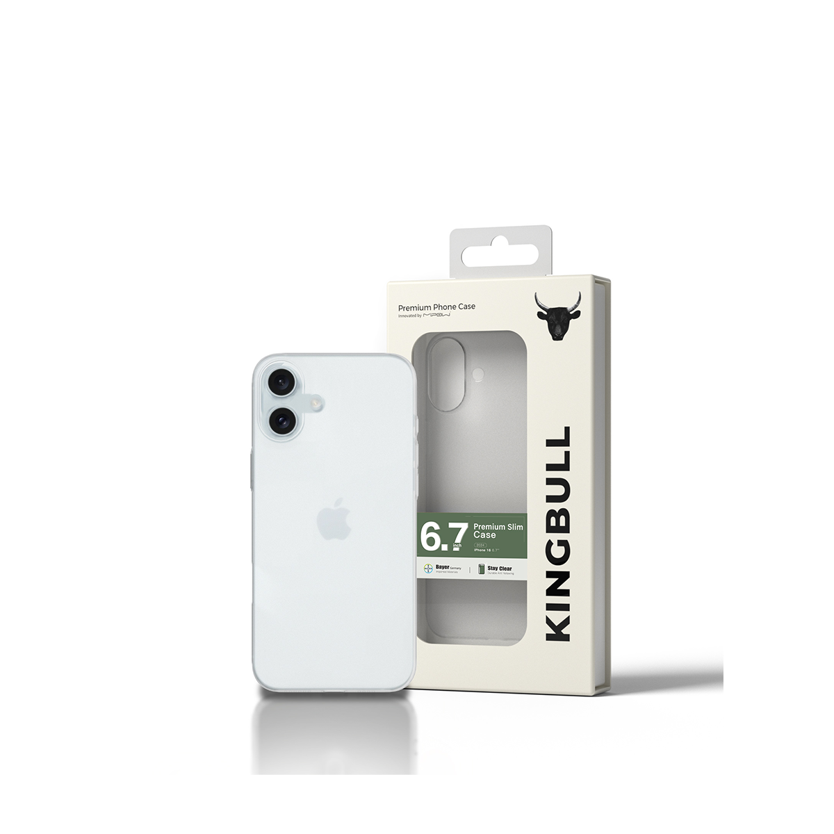 ỐP LƯNG IPHONE 16 PLUS 6.7” VÀ IPHONE 16 6.1” PREMIUM SLIM CASE WHITE