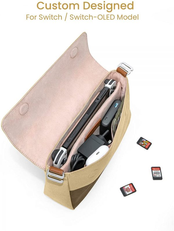 TÚI TOMTOC (USA) LADY FASHION ACCESSORIES KHAKI