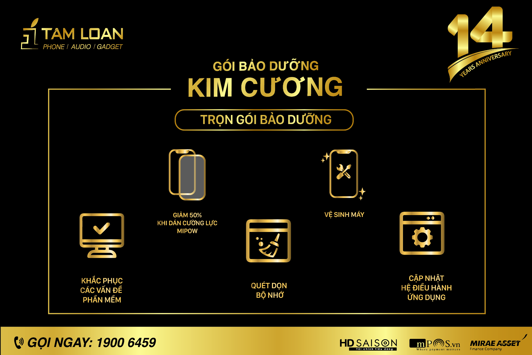 Gói Bảo Dưỡng Kim Cương