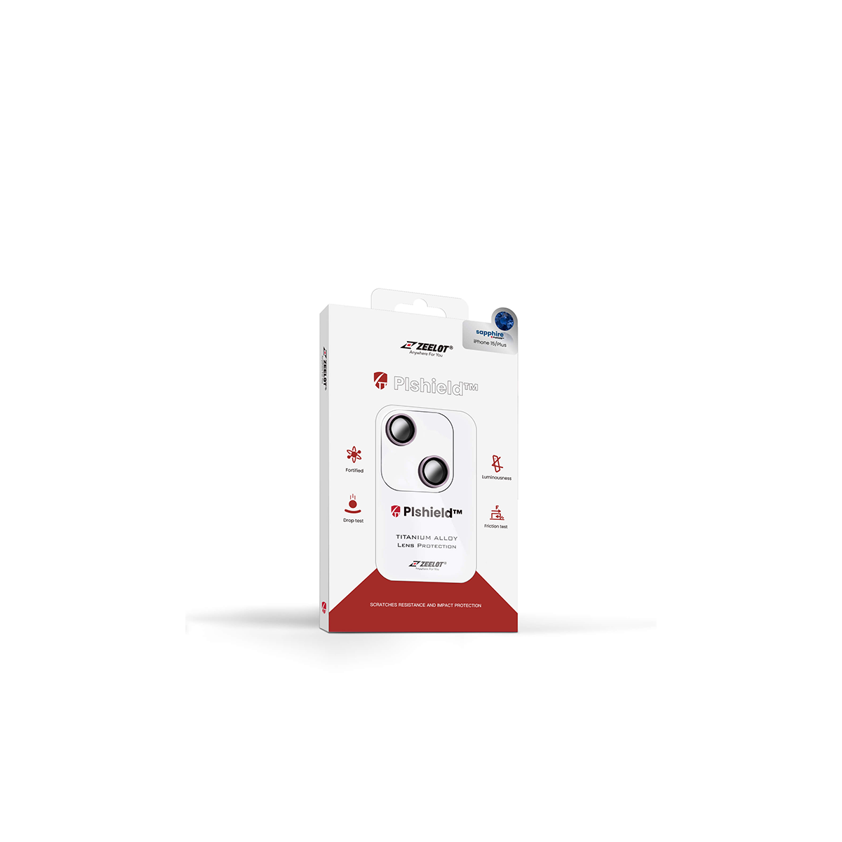 Miếng Dán Camera Sapphire Cho iPhone 15/ 15 Plus PIshield ZEELOT