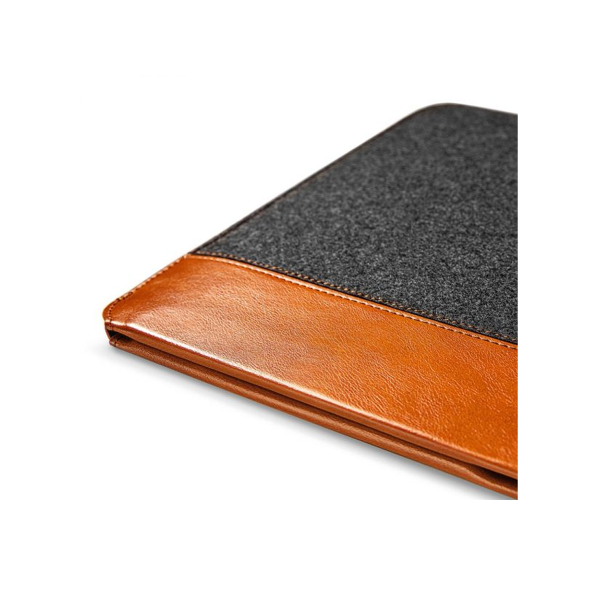 TÚI CHỐNG SỐC TOMTOC (USA) FELT & PU LEATHER FOR MACBOOK 16″ GRAY – H16-E01Y