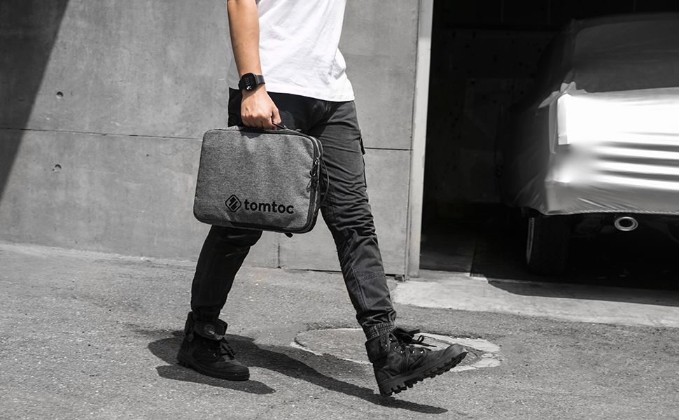 Túi Đeo Chéo Tomtoc (USA) Urban Shoulder Bags For Untrabook 13″ Gray_H14