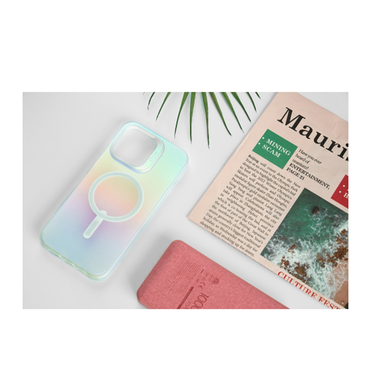 Ốp lưng bảo vệ ZAGG Matte Iridescent Snap hỗ trợ sạc Magsafe cho iPhone 14 - iPhone 14 Plus