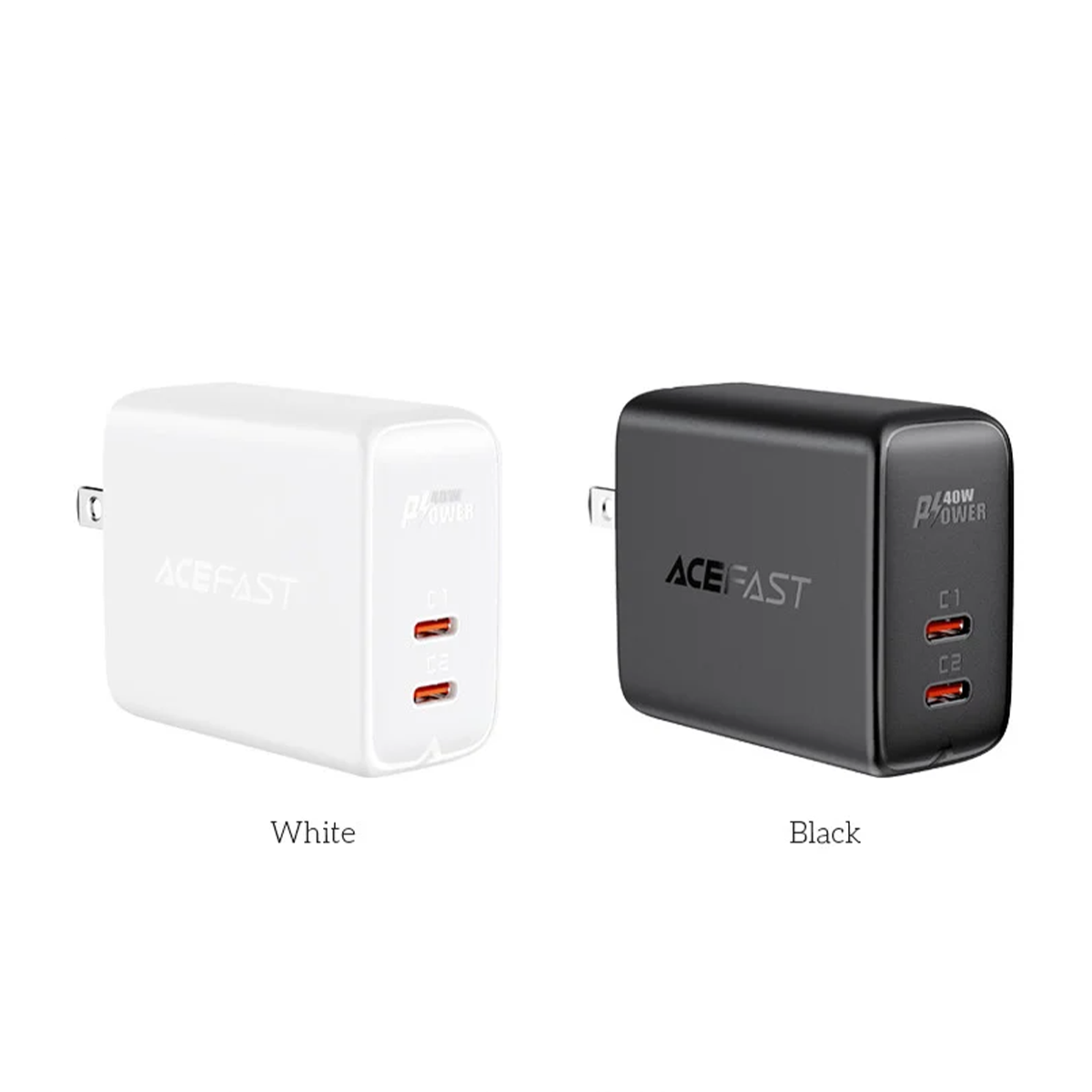 Củ sạc ACEFAST PD3.0 40W 2 cổng USB-C (US) - A11