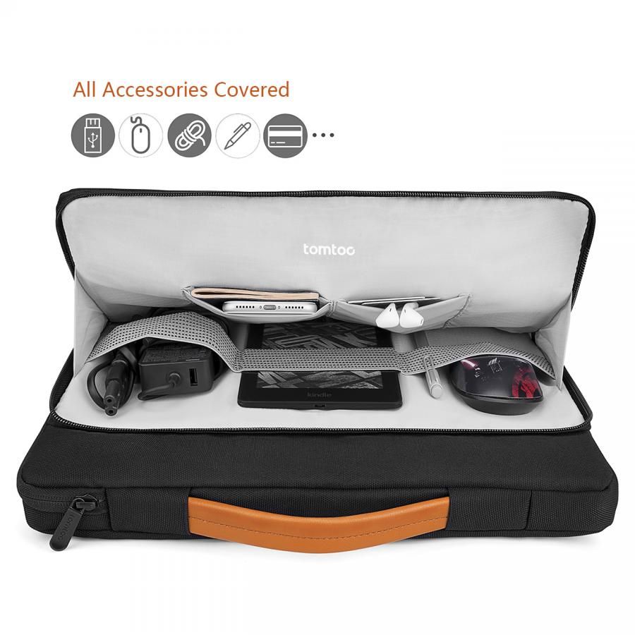 TÚI XÁCH CHỐNG SỐC TOMTOC (USA) BRIEFCASE MACBOOK PRO 15”