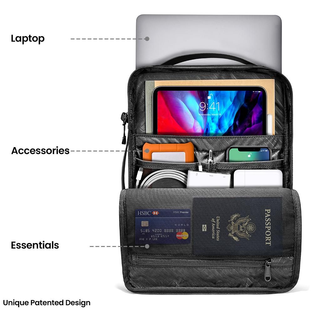 Túi Đeo Chéo Tomtoc (USA) Urban Shoulder Bags For Ultrabook 13″ Black_H14