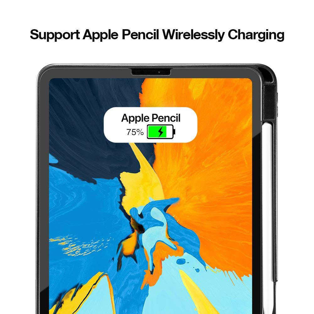 Bao Da Tomtoc (USA) Từ Tính Đa Góc (MAGNETIC KICKSTAND) Hỗ Trợ Sạc Không Dây Apple Pencil For iPad Pro 11 Inch