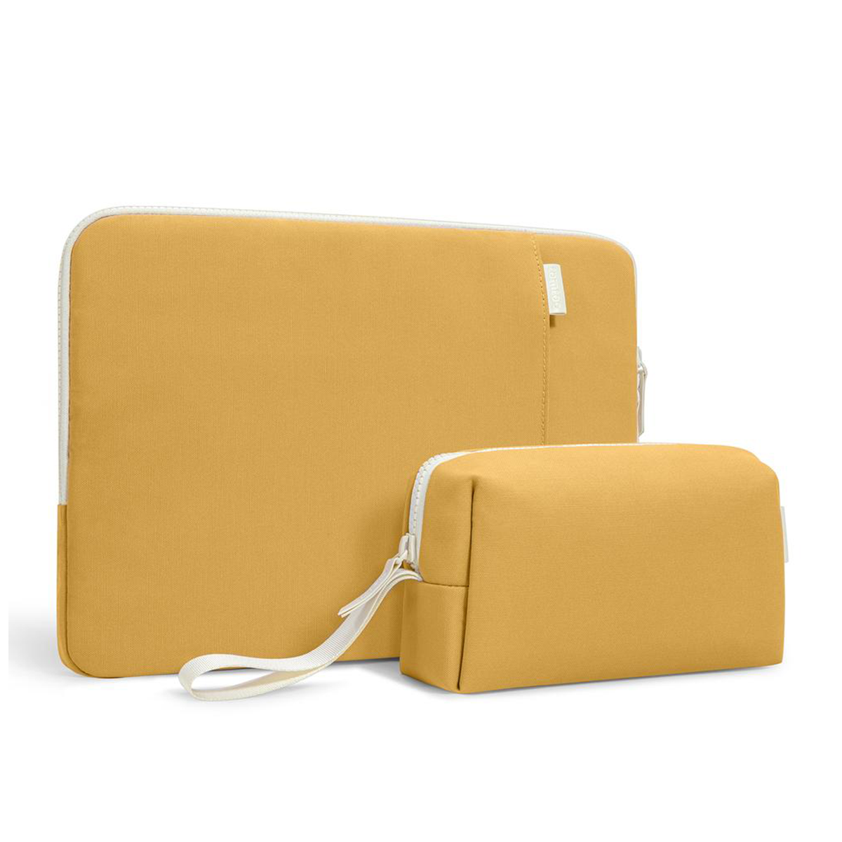  TÚI CHỐNG SỐC TOMTOC (USA) ORGANIZED CORNER ARMOR + POUCH MACBOOK AIR/PRO 13” NEW YELLOW A27-C02Y01 