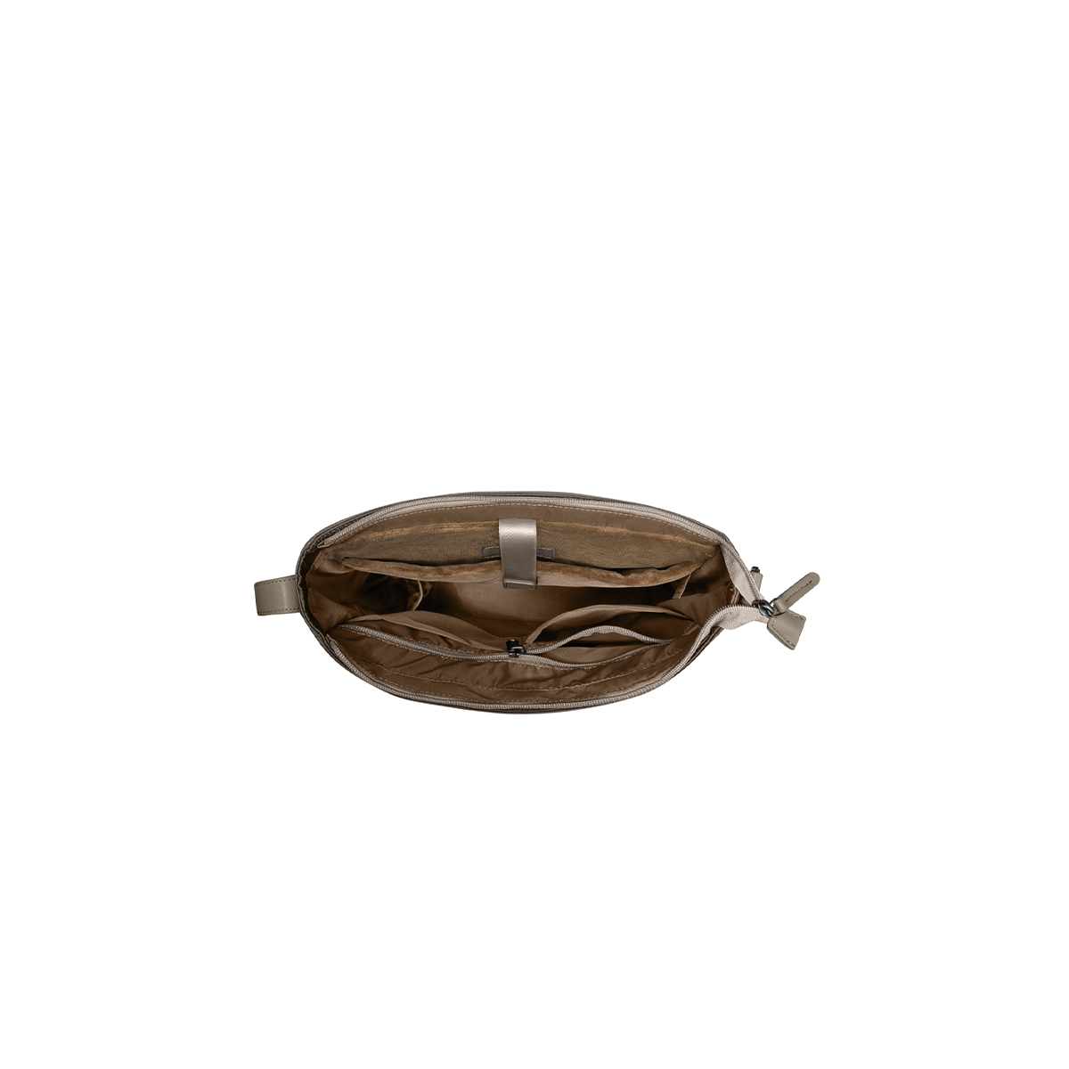 TÚI ĐEO KIÊM BALO TOMTOC (USA) SLASH SLING BAG TAUPE ULTRABOOK 13-14 INCH