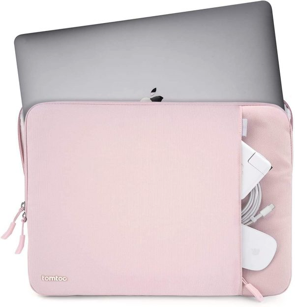 TÚI CHỐNG SỐC TOMTOC (USA) 360* PROTECTIVE MACBOOK PRO 14″ PINK