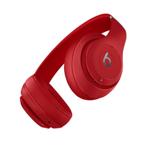 Beats Studio 3 Wireless Over‑Ear Headphones — Red
