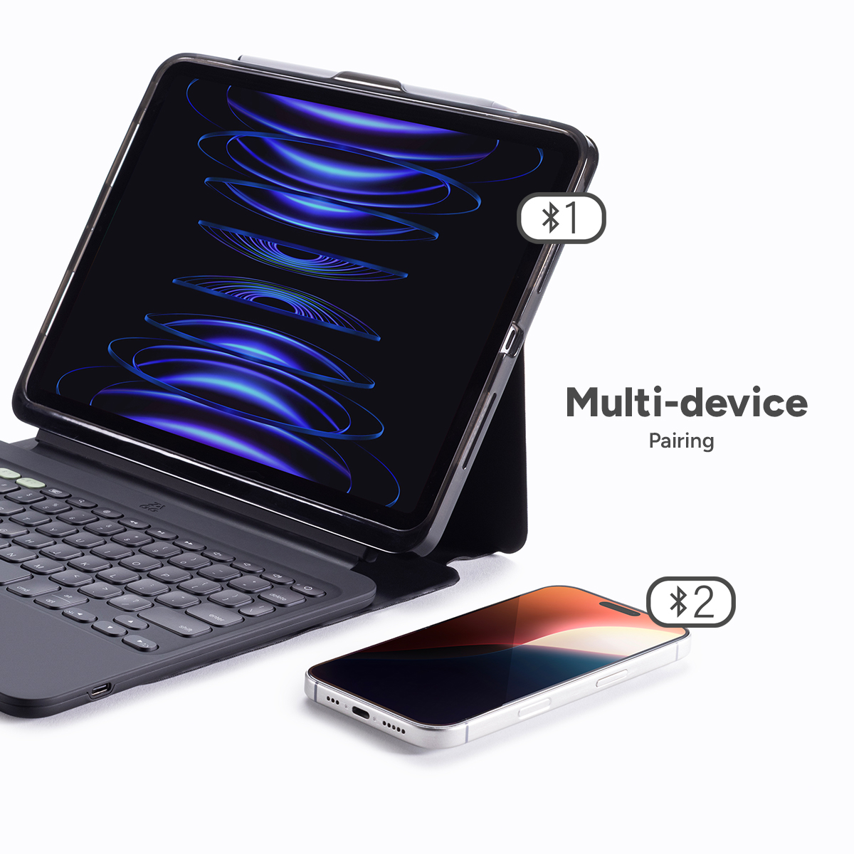 Ốp lưng kèm bàn phím ZAGG Pro Keys 2 cho iPad Air 11 (M2)