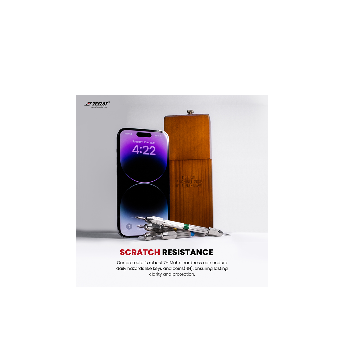 Cường Lực Trong Suốt Cho iPhone 15 Series SOLIDsleek ZEELOT